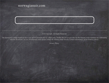 Tablet Screenshot of norwagianair.com